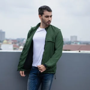 Mellon Green Iguthu High Neck Jacket